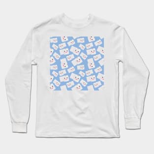 Funny toilet paper (pattern) Long Sleeve T-Shirt